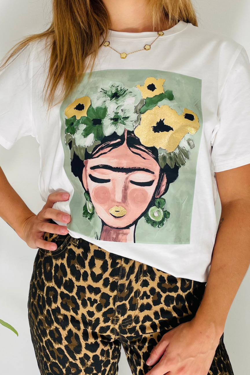 T-SHIRT FRIDA - VERT