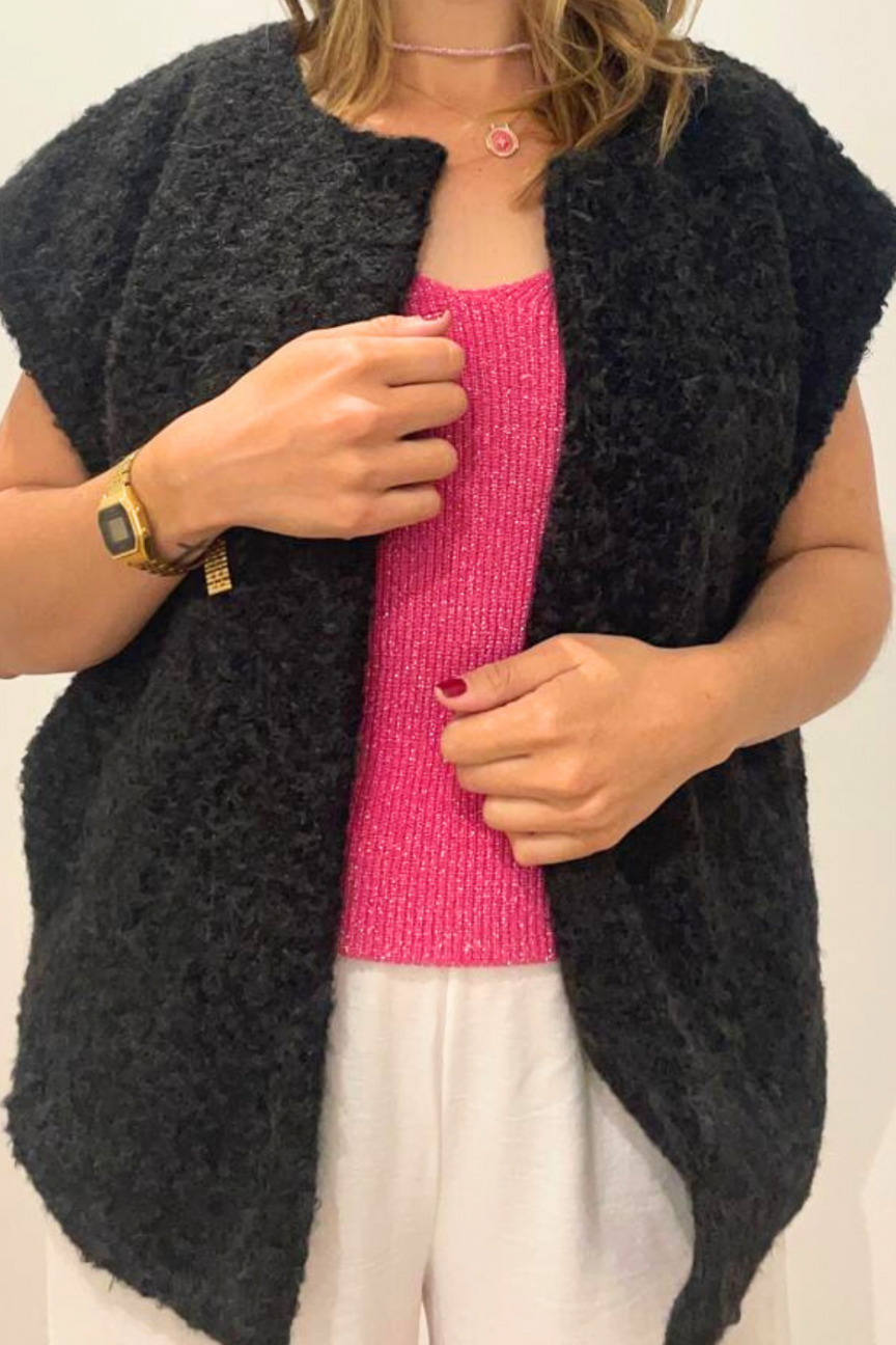 GILET AZALÉE - GRIS FONCÉ